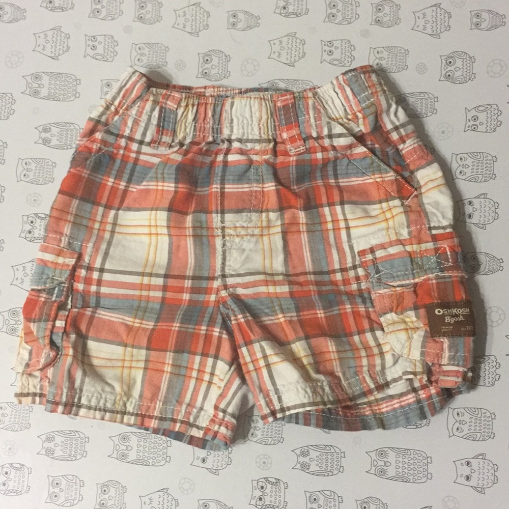 18 Mo Boys plaid shorts
